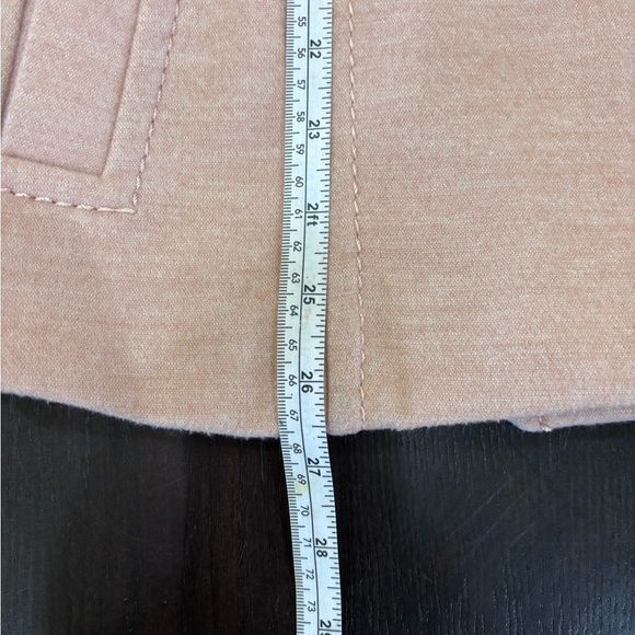 H&M Light Pink Blush Double Breasted Jacket Coat Trench Size 6 - Picture 6 of 11